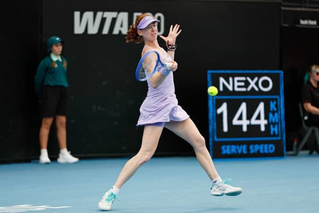 January 13, 2026, Adelaide, South Australia, Australia: MAYA JOINT of Australia in action in her first round win against Sofia KENIN of USA 7-6 (7-3), 6-4, during the 2026 Adelaide International Tennis Tournament Adelaide Australia - ZUMAw216 20260113_zsp_w216_039 Copyright: xMarkxWilloughbyx