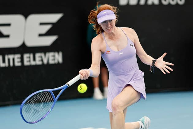 January 13, 2026, Adelaide, South Australia, Australia: MAYA JOINT of Australia in action in her first round win against Sofia KENIN of USA 7-6 (7-3), 6-4, during the 2026 Adelaide International Tennis Tournament Adelaide Australia - ZUMAw216 20260113_zsp_w216_054 Copyright: xMarkxWilloughbyx