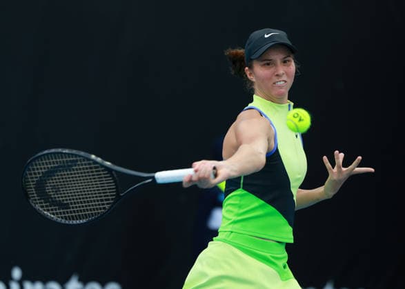 Lilli Tagger (AUT), Australian Open 2026 Qualifikation, Melbourne Park, Melbourne, Victoria, Australia.Lilli Tagger (AUT), Australian Open 2026 Qualifikation, Melbourne Park, Melbourne, Victoria, Australia. Copyright: xJuergenxHasenkopfx