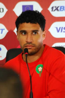 RABAT, MOROCCO - JANUARY 13: Monir El Kajoui, Morocco during the Africa Cup of Nations (AFCON) Pre-Match day press conference, PK, Pressekonferenz at Main Media Centre on January 13,th, 2026 in Rabat, Morocco. Photo by Segun Ogunfeyitimi Copyright: xshengolpixsx