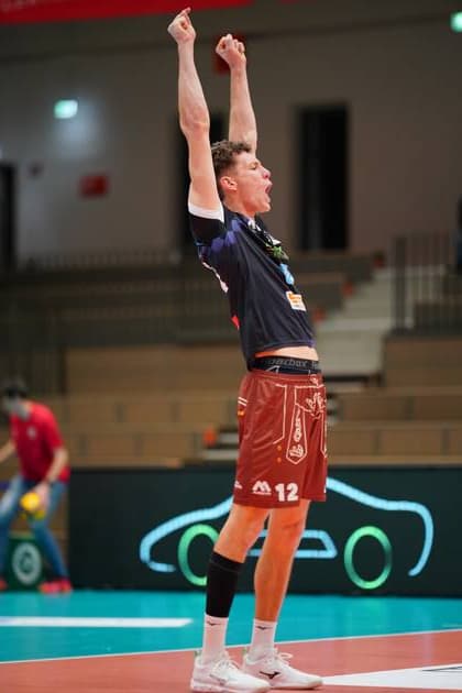 RECORD DATE NOT STATED Spielszene Volleyball Bundesliga Spielszene