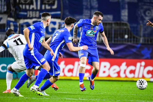 FOOTBALL : Bayeux FC vs Olympique de Marseille - Coupe de France - 16e de finale - 13 01 2026 Romain Guillotte (Bayeux FC) CaenFrance  Copyright: xBaptistexAutissierx