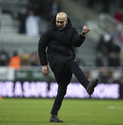 Sport Bilder des Tages Newcastle United v Manchester City, EFL Cup Semi Final 1st Leg 13.01.26 Newcastle United v Manchester City, EFL Cup Semi Final 1st Leg Bradley Ormesher The Times Pep Guardiola manager of Manchester City. at end of the match  Copyright: xBradleyxOrmesherx NINTCHDBPICT001051332090
