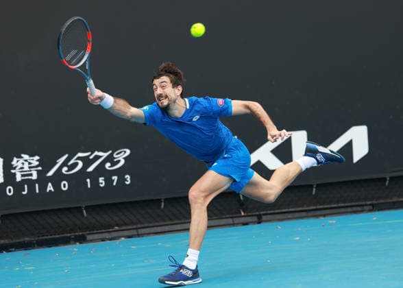 Sebastian Ofner (AUT), Australian Open 2026 Qualifikation, Melbourne Park, Melbourne, Victoria, Australia. Copyright: xJuergenxHasenkopfx