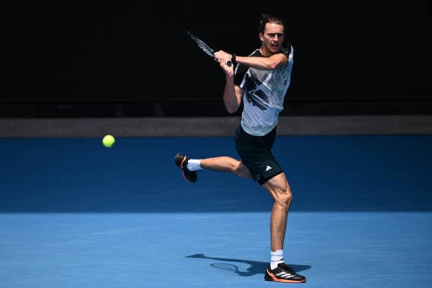 TENNIS AUSTRALIAN OPEN PRACTICE, Alexander Zverev of Germany during practice sessions ahead of the Australian Open tennis tournament at Melbourne Park in Melbourne, Wednesday, January 14, 2026. ( NO ARCHIVING, EDITORIAL USE ONLY MELBOURNE VICTORIA AUSTRALIA  Copyright: xJOELxCARRETTx 20260114192846508075