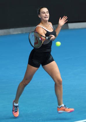 January 14, 2026, Melbourne, Victoria, Australia: ARYNA SABALENKA during practise session before Australian Open, Melbourne, Australia. Melbourne Australia - ZUMAc278 20260114_zsp_c278_024 Copyright: xMarcinxCholewinskix