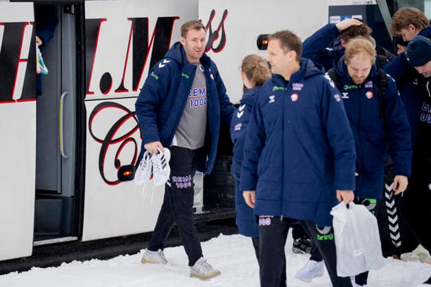 Handball European Championship Bekkestua 20260114 Vetle Eck Aga at the handball boys training in Nadderud arena before the European Handball Championship matches Photo Stian Lysberg Solum NTB Bekkestua Norway EDITORIAL USE ONLY RESTRICTED USE FOR BETTING COMPANIES  Copyright: xStianxLysbergxSolumx xNTBx