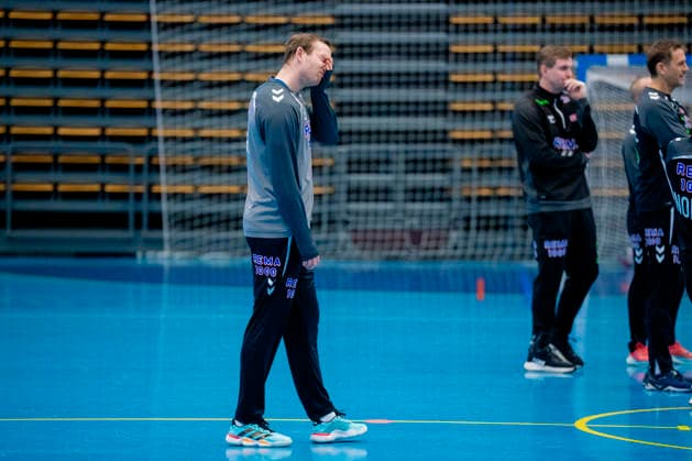 Handball European Championship Bekkestua 20260114 Sander Sagosen at the handball boys training in Nadderud arena before the European Handball Championship matches Photo Stian Lysberg Solum NTB Bekkestua Norway EDITORIAL USE ONLY RESTRICTED USE FOR BETTING COMPANIES  Copyright: xStianxLysbergxSolumx xNTBx