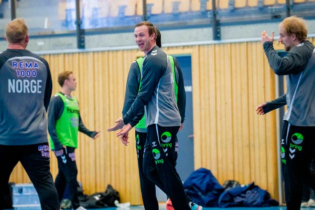 Handball European Championship Bekkestua 20260114 Sander Sagosen at the handball boys training in Nadderud arena before the European Handball Championship matches Photo Stian Lysberg Solum NTB Bekkestua Norway EDITORIAL USE ONLY RESTRICTED USE FOR BETTING COMPANIES  Copyright: xStianxLysbergxSolumx xNTBx