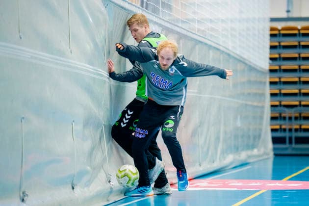 Handball European Championship Bekkestua 20260114 Robin Paulsen Haug and Magnus Fredriksen at the handball boys training in Nadderud arena before the European Handball Championship matches Photo Stian Lysberg Solum NTB Bekkestua Norway EDITORIAL USE ONLY RESTRICTED USE FOR BETTING COMPANIES  Copyright: xStianxLysbergxSolumx xNTBx