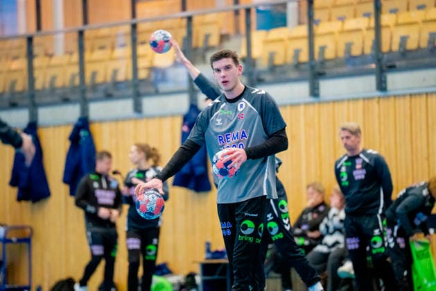 Handball European Championship Bekkestua 20260114 Patrick Helland Anderson at the handball boys training in Nadderud arena before the European Handball Championship matches Photo Stian Lysberg Solum NTB Bekkestua Norway EDITORIAL USE ONLY RESTRICTED USE FOR BETTING COMPANIES  Copyright: xStianxLysbergxSolumx xNTBx