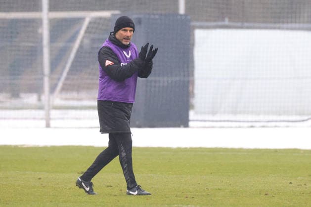 DEU, DFL, 2. FBL Hertha BSC, Training, 14.01.2026, Sportforum, Berlin, DEU, DFL, 2. FBL Hertha BSC, Training, im Bild Cheftrainer Stefan Leitl (Hertha BSC Berlin) DFL - regulations prohibit any use of Photographs as image sequences and or quasi-video