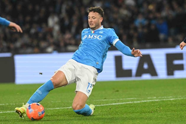 Amir Rrahmani of SSC Napoli during the Serie A Enelive match between SSC Napoli vs Parma Calcio 1913 at Diego Armando Maradona Stadium  Copyright: xDaniloxGemito IPAxSportx xipa-agency.netx xx IPA_70062543 IPA_Agency_IPA70062543