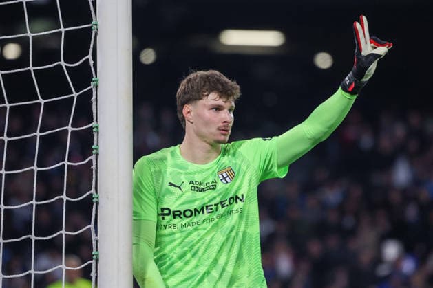January 14, 2026, Napoli, Campania, ITALIA: Filippo Rinaldi of Parma During the football match on January 14, 2026, valid for the Italian Serie A - 2025 26 championship in Naples at the Diego Armando Maradona Stadium between SSC Napoli and Parma..Pictured: Napoli ITALIA - ZUMAs236 20260114_aap_s236_050 Copyright: xFabioxSassox