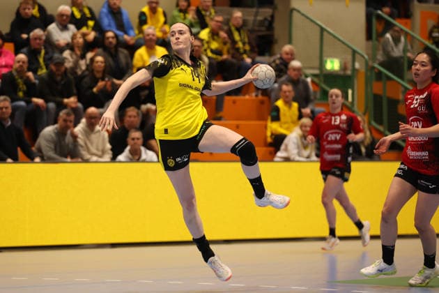 Alieke van Maurik (Borussia Dortmund) GER, Borussia Dortmund gegen BSV Sachsen Zwickau, Handball, HBF, Spielzeit 2025 2026, 14.01.2026 GER, Borussia Dortmund gegen BSV Sachsen Zwickau, Handball, HBF, Spielzeit 2025 2026, 14.01.2026 Dortmund Copyright: xEibner-Pressefoto FrankxZeisingx EP_FZG