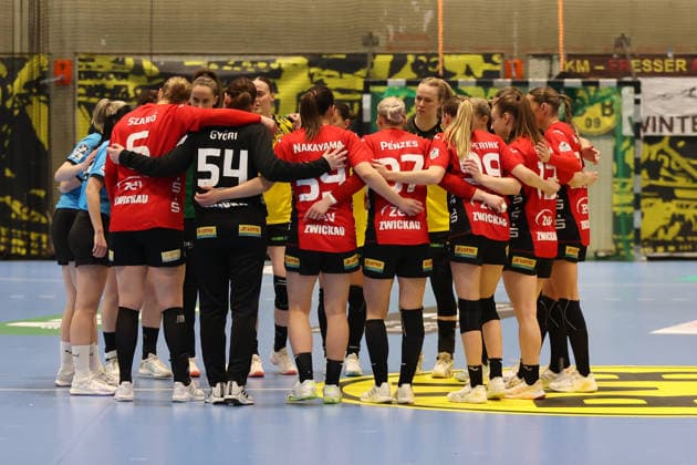 BSV Sachsen Zwickau GER, Borussia Dortmund gegen BSV Sachsen Zwickau, Handball, HBF, Spielzeit 2025 2026, 14.01.2026 GER, Borussia Dortmund gegen BSV Sachsen Zwickau, Handball, HBF, Spielzeit 2025 2026, 14.01.2026 Dortmund Copyright: xEibner-Pressefoto FrankxZeisingx EP_FZG