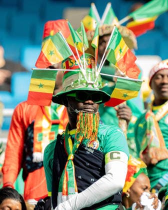 Egypt - Senegal - Africa Cup of Nations TANGIER, MOROCCO - JANUARY 14: Fans show their support during the 35th Africa Cup of Nations (AFCON 2025) semifinal match between Egypt and Senegal at the Grand Stade de Tanger in Tangier, Morocco on January 14, 2026. Samah Zidan Anadolu Tangier Morocco. Editorial use only. Please get in touch for any other usage.  Copyright: x2026xAnadoluxSamahxZidanx