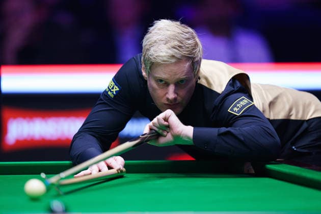 Sport Bilder des Tages The Johnstone™s Paint Masters Snooker 2026 Neil Robertson during first round match between Neil Robertson and Chris Wakelin The Johnstone™s Paint Masters Snooker 2026 at Alexandra Palace, London, England on 14 January 2026 Credit: Dylan Hepworth Every Second Media Editorial use only. All images are copyright Every Second Media Limited. No images may be reproduced without prior permission. Copyright: xIMAGO EveryxSecondxMediax ESM-1755-0059 DylanxHepworthx xEveryxSecondxMediax