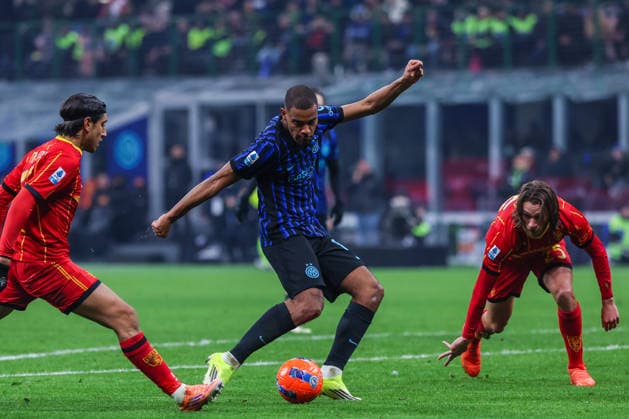 FC Internazionale vs US Lecce - Serie A 2025 26 - 14 01 2026 Andy Diouf of FC Internazionale seen in action during Serie A 2025 26 football match between FC Internazionale and US Lecce at San Siro Stadium in Milan Copyright: xBEAUTIFULxSPORTS Carabellix