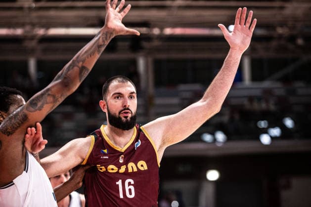 BASKET - Basket FIBA Europe Cup - Pallacanestro Reggiana vs KK Bosna BH telecom Dako Salic (KK Bosna) during Pallacanestro Reggiana vs KK Bosna BH telecom, Basketball FIBA Europe Cup match in Reggio Emilia , Italy, January 14 2026 Reggio Emilia Italy  Copyright: xIPAxSport ABACAx