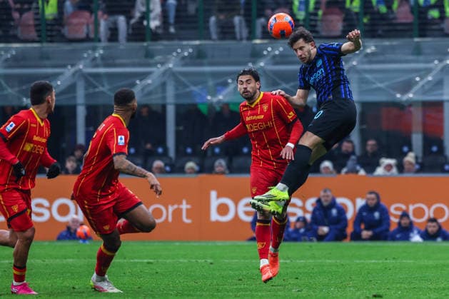 CALCIO - Serie A - Inter - FC Internazionale vs US Lecce Carlos Augusto of FC Internazionale seen in action during Serie A 2025 26 football match between FC Internazionale and US Lecce at San Siro Stadium in Milan Milan Italy  Copyright: xIPAxSport ABACAx