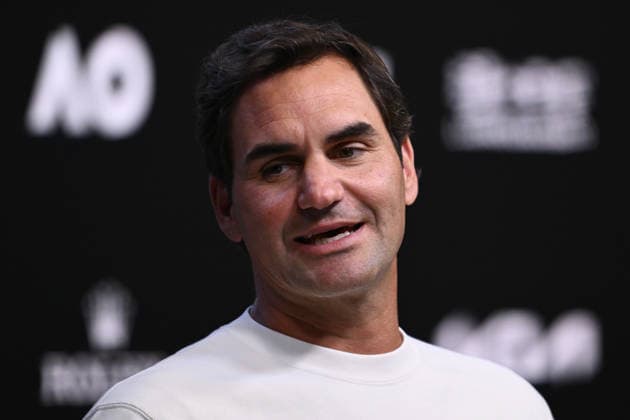 TENNIS AUSTRALIAN OPEN, Former Australian Open champion Roger Federer speaks to media ahead of the Australian Open tennis tournament at Melbourne Park in Melbourne, Thursday, January 15, 2026. ( NO ARCHIVING, EDITORIAL USE ONLY MELBOURNE VICTORIA AUSTRALIA  Copyright: xJOELxCARRETTx 20260115117271702901