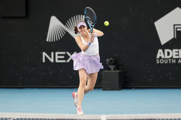 January 15, 2026, Adelaide, South Australia, Australia: KIMBERLY BIRRELL of Australia in action during her quarter final win over J. Cristian of Romania 5:7, 6:1, 7:5, during the 2026 Adelaide International Tennis Tournament Adelaide Australia - ZUMAw216 20260115_zsp_w216_017 Copyright: xMarkxWilloughbyx