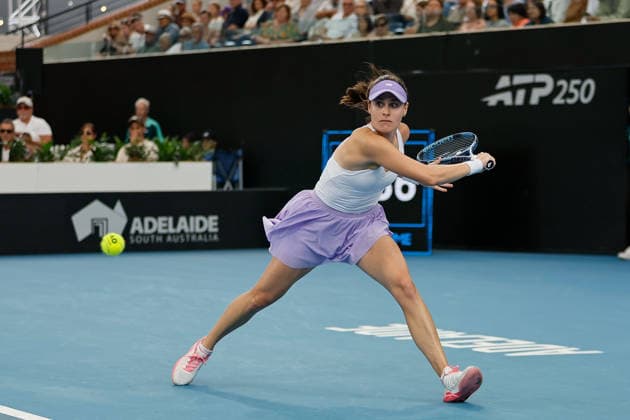 January 15, 2026, Adelaide, South Australia, Australia: KIMBERLY BIRRELL of Australia in action during her quarter final win over J. Cristian of Romania 5:7, 6:1, 7:5, during the 2026 Adelaide International Tennis Tournament Adelaide Australia - ZUMAw216 20260115_zsp_w216_031 Copyright: xMarkxWilloughbyx