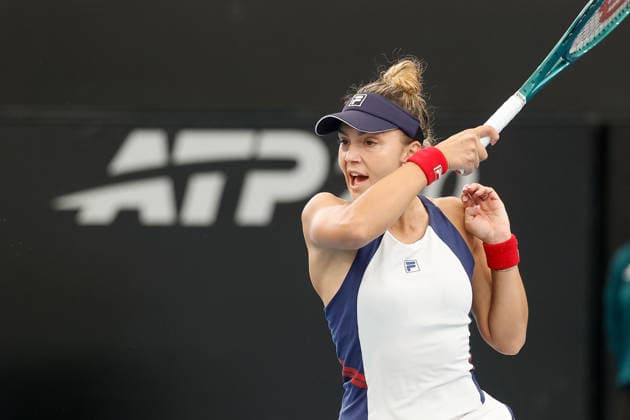 January 15, 2026, Adelaide, South Australia, Australia: JAQUELINE CRISTIAN of Romania in action during her quarter final match against K. Birrell of Australia, during the 2026 Adelaide International Tennis Tournament Adelaide Australia - ZUMAw216 20260115_zsp_w216_041 Copyright: xMarkxWilloughbyx