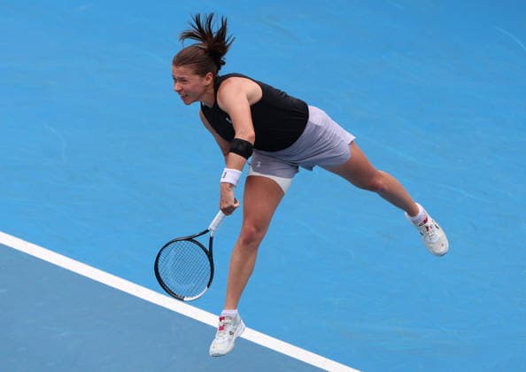 January 15, 2026, Melbourne, Victoria, Australia: MAJA CHWALINSKA of Poland during the match of Australian Open qualification, Melbourne, Australia. Melbourne Australia - ZUMAc278 20260115_zsp_c278_004 Copyright: xMarcinxCholewinskix
