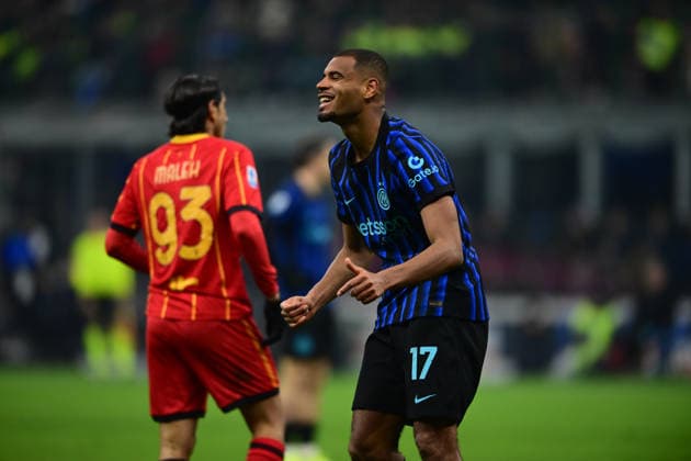 FC Internazionale v US Lecce - Serie A Andy Diouf of Inter Milan looks on during the Serie A match between Inter Milan and US Lecce at San Siro Stadium in Milan, Italy, on January 14, 2026. Milan Lombardy Italy  Copyright: xAndreaxDiodatox originalFilename:diodato-intermil260114_npdDL.jpg