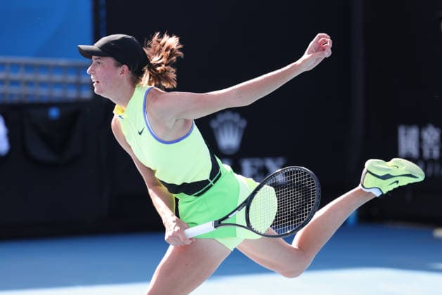 Lilli Tagger (AUT),Australian Open 2026 Qualifikation Melbourne Park, Melbourne, Victoria, Australia. Copyright: xJuergenxHasenkopfx
