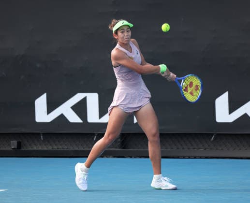Lanlana Tararudee (THA), Australian Open 2026 Qualifikation Melbourne Park, Melbourne, Victoria, Australia. Copyright: xJuergenxHasenkopfx