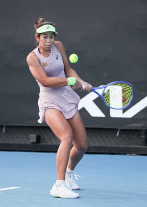Lanlana Tararudee (THA), Australian Open 2026 Qualifikation Melbourne Park, Melbourne, Victoria, Australia. Copyright: xJuergenxHasenkopfx