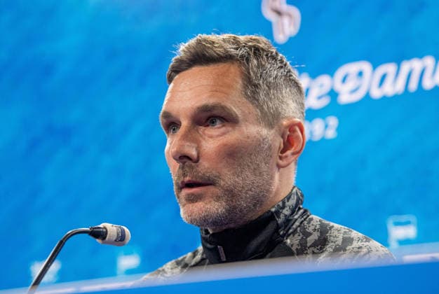 Fussball, Herren, Saison 2025 26, 2. Bundesliga, Hertha BSC, Pressekonferenz vor dem Spiel gegen den FC Schalke 04, im Bild: Trainer Stefan Leitl, 15.01. 2026,