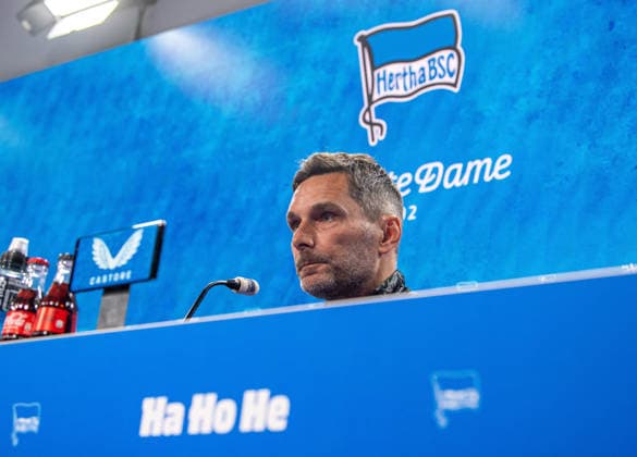 Fussball, Herren, Saison 2025 26, 2. Bundesliga, Hertha BSC, Pressekonferenz vor dem Spiel gegen den FC Schalke 04, im Bild: Trainer Stefan Leitl, 15.01. 2026,