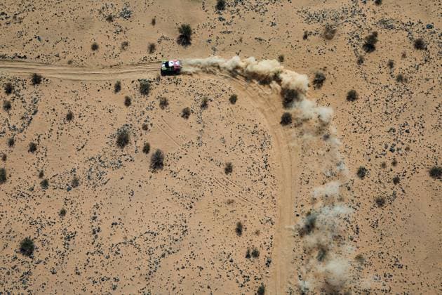 DAKAR 2026 - STAGE 11 221 PROKOP Martin (cze), CHYTKA Viktor (cze), Orlen Jipocar Team, Ford, Ultimate, FIA W2RC, action during the Stage 11 of the Dakar 2026, on January 15, 2026 between Bisha and Al Henakiyah, Saudi Arabia - Al HenakiyahSaudi Arabia  Copyright: xFLORENTxGOODENx