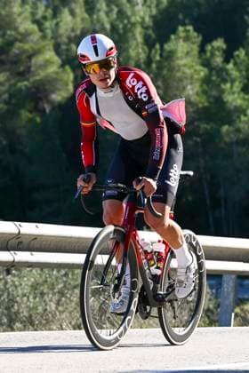 Lotto Intermarche Cycling Team Winter Training Camp 2026 L ALFAS DEL PI, SPAIN - JANUARY 15 : De Lie Arnaud (BEL) of Lotto Intermarche pictured during a training session at the Lotto Intermarche UCI World Team winter stage camp at the Albir Garden Resort Hotel as part of the preparation for the new 2026 season on January 15, 2026 in L Alfas del Pi, Spain, 15 01 2026 L Alfas del Pi Spain  Copyright: xVincentxKalutx