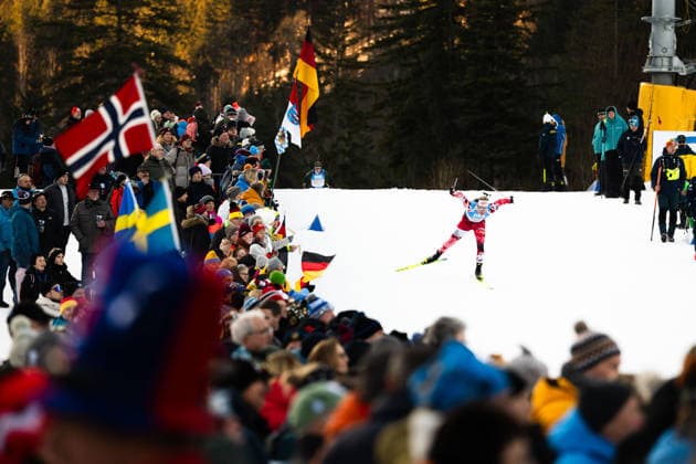 Biathlon, BMW IBU Weltcup Ruhpolding, 4x7.5km Staffel Herren, 15.01.2026 HASLINGER Lukas (AUT) Ruhpolding Bayern Deutschland *** Biathlon, BMW IBU World Cup Ruhpolding, 4x7 5km relay men, 15 01 2026 HASLINGER Lukas AUT Ruhpolding Bavaria Germany Copyright: xMarcelxHilgerx