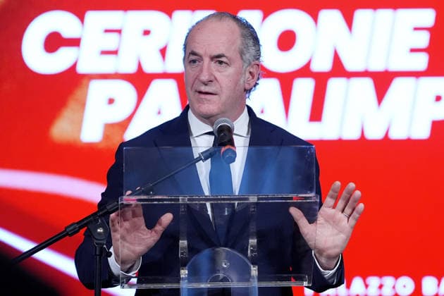 Luca Zaia during the presentation event of the Milano-Cortina 2026 Paralympic Ceremonies at Palazzo Baldi in Venice , north Italy - Thursday , January 15 , 2026. -  Copyright: xSpada LaPressex