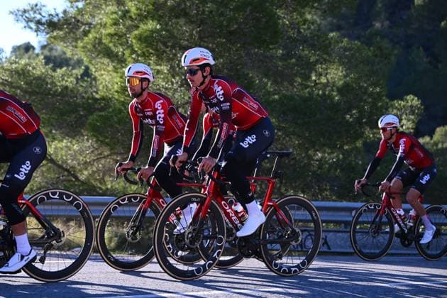 Lotto Intermarche Cycling Team Winter Training Camp 2026 L ALFAS DEL PI, SPAIN - JANUARY 15 : Beullens Cedric (BEL) of Lotto Intermarche pictured during a training session at the Lotto Intermarche UCI World Team winter stage camp at the Albir Garden Resort Hotel as part of the preparation for the new 2026 season on January 15, 2026 in L Alfas del Pi, Spain, 15 01 2026 L Alfas del Pi Spain  Copyright: xVincentxKalutx