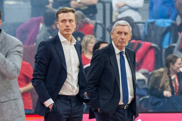 Chefcoach Svetislav Persic (FC Bayern Basketball), FC Bayern Basketball vs. Panathinaikos Aktor Athen, EuroLeague 22. Spieltag, 15.01.2026 Muenchen Bayern Deutschland