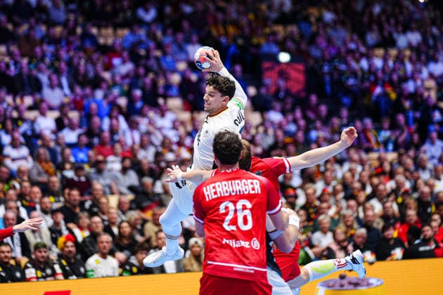 Marko Grgic (Deutschland, 71) DEN, Deutschland vs. Oesterreich, Handball, EHF Europameisterschaft 2026, Gruppe A, Spieltag 1, 15.01.2026 DEN, Deutschland vs. Oesterreich, Handball, EHF Europameisterschaft 2026, Gruppe A, Spieltag 1, 15.01.2026 Herning Copyright: xEibner-Pressefoto MarcelxvonxFehrnx EP_MFN