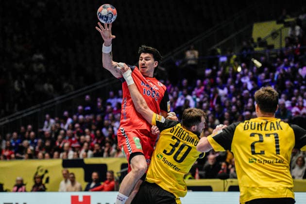 European Handball Championship, Norway Ukraine Baerum 20260115 The European Championship match in handball between Norway and Ukraine in Unity arena Photo Stian Lysberg Solum NTB Baerum Norway EDITORIAL USE ONLY RESTRICTED USE FOR BETTING COMPANIES  Copyright: xStianxLysbergxSolumx xNTBx