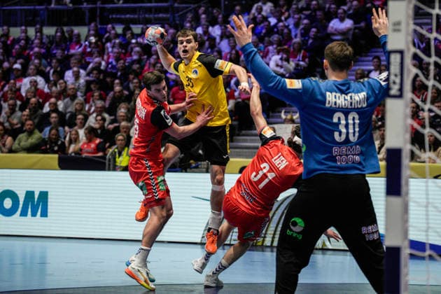 European Handball Championship, Norway Ukraine Baerum 20260115 Ukraines Taras Minotskyi during the European Championship handball match between Norway and Ukraine in Unity arena Photo Stian Lysberg Solum NTB Baerum Norway EDITORIAL USE ONLY RESTRICTED USE FOR BETTING COMPANIES  Copyright: xStianxLysbergxSolumx xNTBx