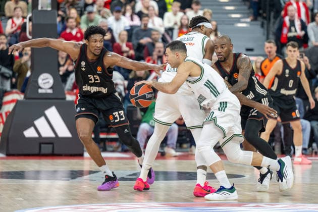 David McCormack 33 (FC Bayern Basketball), FC Bayern Basketball vs. Panathinaikos Aktor Athen, EuroLeague 22. Spieltag, 15.01.2026 Muenchen Bayern Deutschland