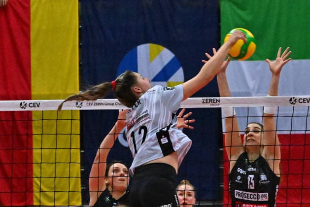 VOLLEY - Champions League Women - A. Carraro Prosecco DOC Conegliano vs Dresdner SC Mette Pfeffer ( Dresdner SC 1898 ) Treviso Italy  Copyright: xIPAxSport ABACAx