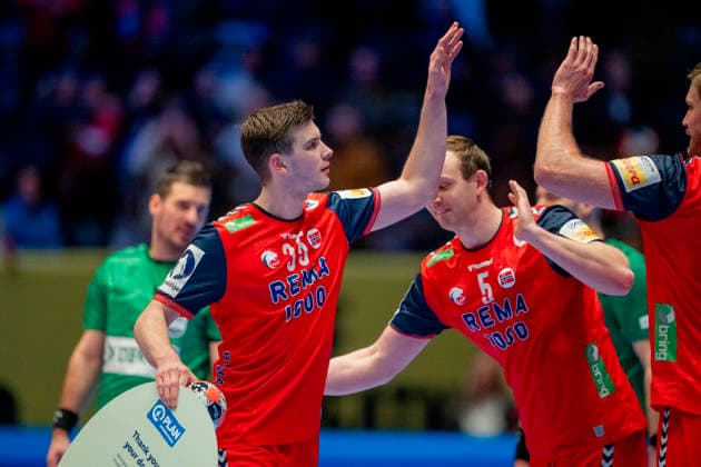 European Handball Championship, Norway Ukraine Fornebu 20260115 Patrick Helland Anderson during the European Handball Championship between Norway and Ukraine in Unity Arena Photo Stian Lysberg Solum NTB Fornebu Norway EDITORIAL USE ONLY RESTRICTED USE FOR BETTING COMPANIES  Copyright: xStianxLysbergxSolumx xNTBx