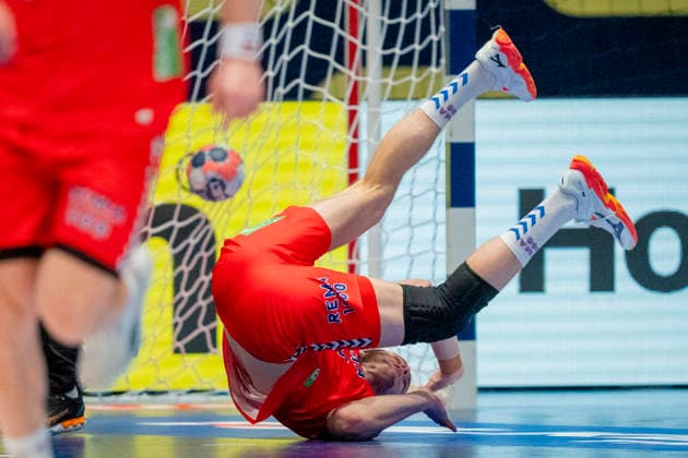 European Handball Championship, Norway Ukraine Fornebu 20260115 Alexander Blonz during the European Handball Championship between Norway and Ukraine in Unity Arena Photo Stian Lysberg Solum NTB Fornebu Norway EDITORIAL USE ONLY RESTRICTED USE FOR BETTING COMPANIES  Copyright: xStianxLysbergxSolumx xNTBx