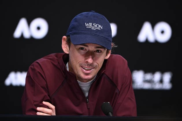 TENNIS AUSTRALIAN OPEN, Alex de Minaur of Australia during a press conference, PK, Pressekonferenz ahead of the Australian Open tennis tournament at Melbourne Park in Melbourne, Friday, January 16, 2026. ( NO ARCHIVING, EDITORIAL USE ONLY MELBOURNE VICTORIA AUSTRALIA  Copyright: xJOELxCARRETTx 20260116157913490322